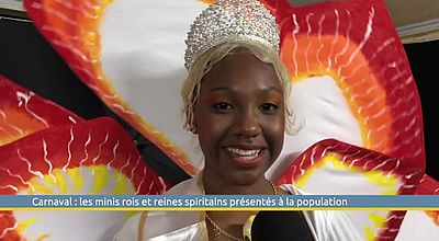 Carnaval : les minis rois et reines spiritains présentés à la population