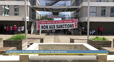 L’obligation vaccinale reportée pour les soignants