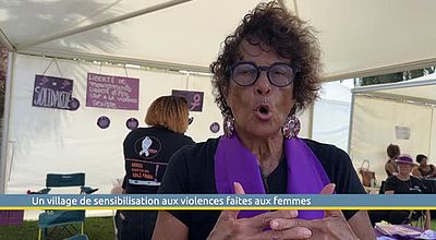 Un village de sensibilisation aux violences faites aux femmes