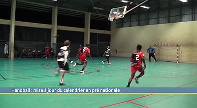 Handball : mise à jour du calendrier de pré nationale