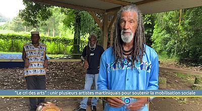 "Le cri des arts" : unir plusieurs artistes martiniquais pour soutenir la mobilisation sociale