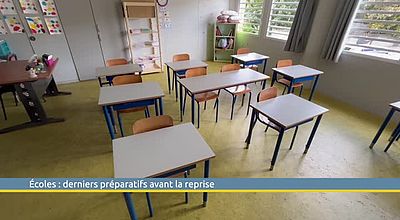 Écoles : derniers préparatifs avant la reprise