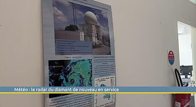 Météo : le radar du diamant de nouveau en service