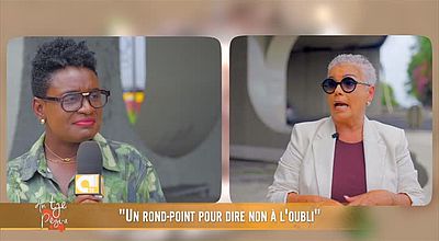 un rond-point pour dire non à l'oubli.