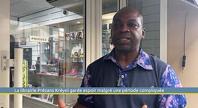 La librairie Prézans Kréyol garde espoir malgré une période compliquée