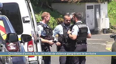 Armes à feu : les faits de violence gangrènent l'île