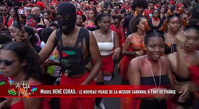 video | Miguel René-Corail le nouveau visage de la mission carnaval à Fort de France.