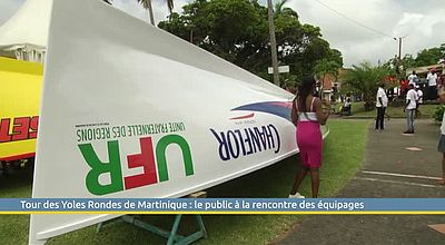 Tour des Yoles Rondes de Martinique : le public à la rencontre des équipages