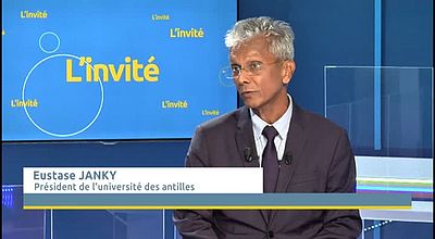 L'invité du 31.10.2018 - Eustache JANKY ( Président de l'Université des Antilles )