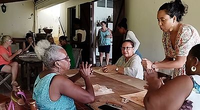 Journées du patrimoine : avec Karib'Cultur, les visiteurs mettent la main à la pâte