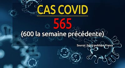 Covid-19 : 565 nouveaux cas en une semaine