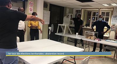 1er tour des élections territoriales : abstention record