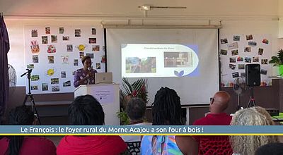 Le François : le foyer rural du Morne Acajou a son four à bois !