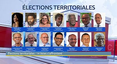Elections territoriales : 14 listes s'affrontent
