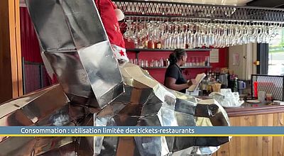 Consommation : utilisation limitée des tickets-restaurants