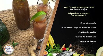 La Martinique dans l'assiette - Planteur épicé et Mojito sans alcool