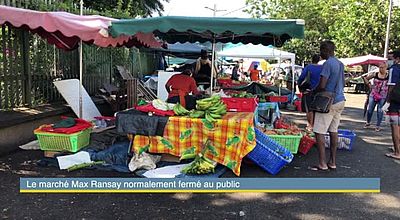 Le marché Max Ransay fermé provisoirement au public