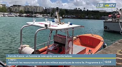 Fort-de-France : un homme se noie après une sortie en bateau