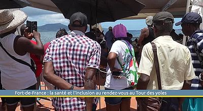 Fort-de-France : la santé et l'inclusion au rendez-vous au Tour des yoles