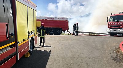 Incendie : 1000m2 partent en fumées à la déchèterie du Robert