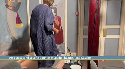 Art : un second souffle pour les murs du Théâtre Aimé Césaire