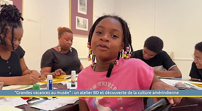 Grandes vacances au musée : un atelier bande dessinée sur le thème des Amérindiens