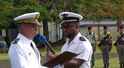 Forces armée aux Antilles : le contre amiral Jean-Baptiste SOUBRIER prend ses fonctions