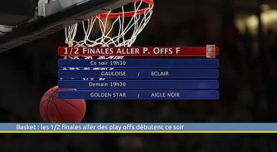 video | Basket : les 1/2 finales aller des play offs débutent ce soir