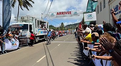 Tour cycliste : Sonny Cadet offre à la Martinique une première victoire