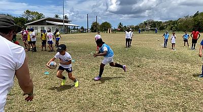 Stage de rugby aux Trois-Ilets : essai transformé !