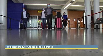 10 passagers d'Air Antilles dans la déroute