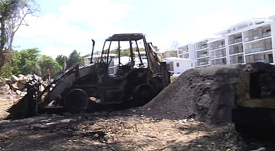 Acte de vandalisme aux Trois-Îlets : le double incendie à l'orée de la mangrove