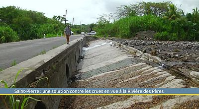 Saint-Pierre : une solution contre les crues en vue à la Rivière des Pères
