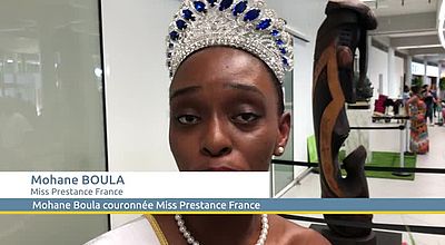 Mohane Boula couronnée Miss Prestance France