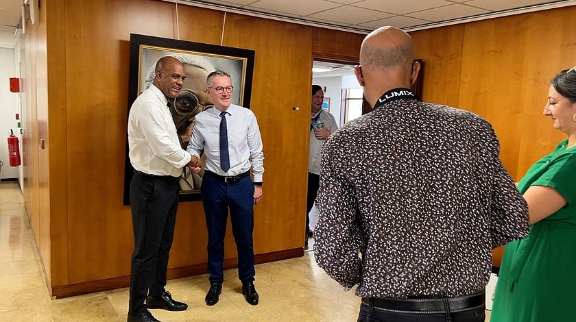 Rencontre entre le PCE de la CTM et le Président du Conseil Territorial de Saint-Pierre-et-Miquelon