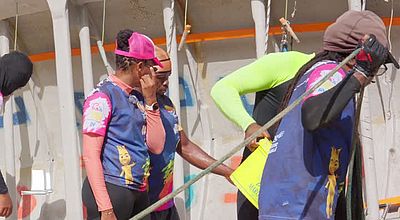 SOUS LE VENT DES YOLES 01 août 2025 .  Le tour, côté coulisses.