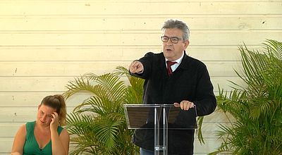 Présidentielles : Jean-Luc Mélenchon en meeting