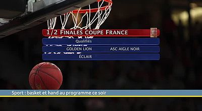 Sport : basket et hand au programme ce soir