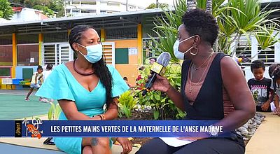 Les petites mains vertes de la maternelle de l'anse madame