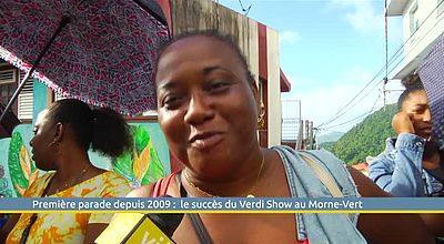 Première parade depuis 2009 :  le succès du Verdi Show au Morne-Vert