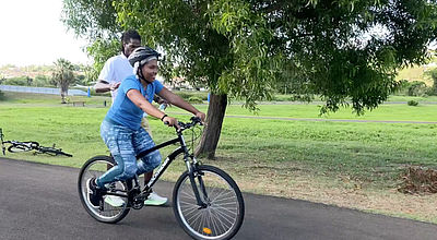Initiation au vélo :  les adultes aussi