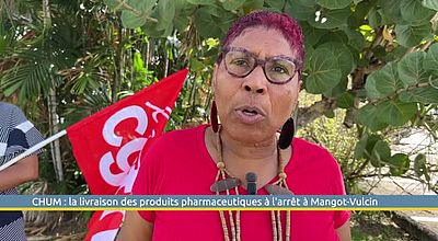 CHUM : la livraison des produits pharmaceutiques à l'arrêt à Mangot-Vulcin