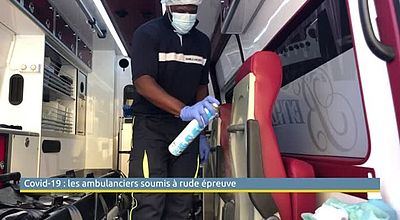 Covid-19 : les ambulanciers soumis à rude épreuve