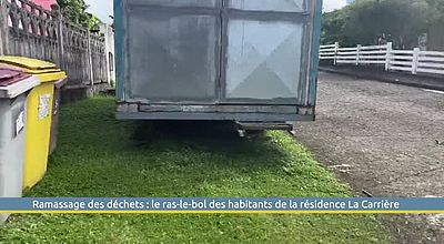 Ramassage des déchets : le ras-le-bol des habitants de la résidence La Carrière