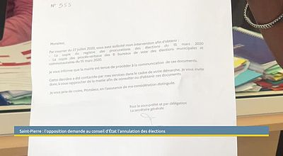 Saint-Pierre : l'opposition porte l'affaire devant le conseil d'État