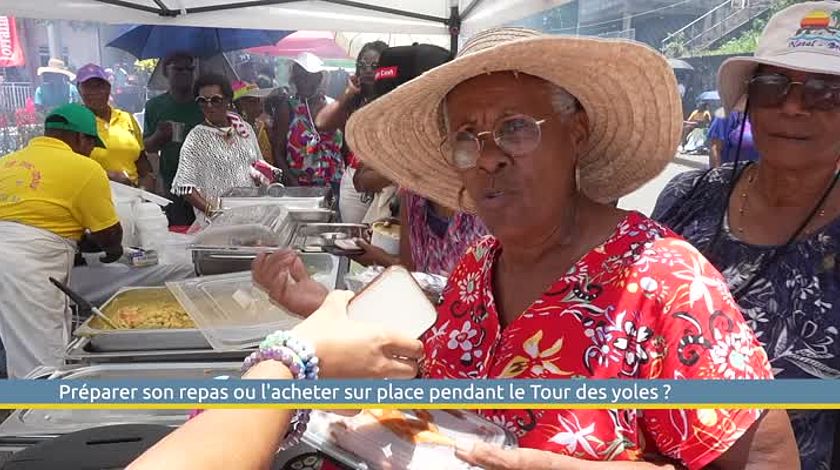Préparer son repas ou l'acheter sur place pendant le Tour des yoles ?