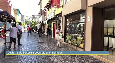 Covid-19 : la baisse se poursuit en Martinique