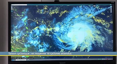 Saison cyclonique : en moyenne 16 cyclones attendus