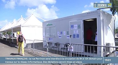 Lutte anti-Covid-19 : un centre de dépistage à l'aéroport Aimé Césaire