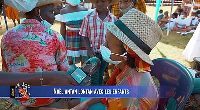 Noël an tan lontan avec les enfants